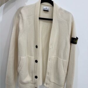 Stone Island Off-White Knit Sweater